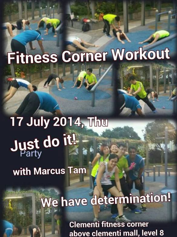 Fitness corner workout