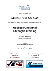 Functional strength marcus tam