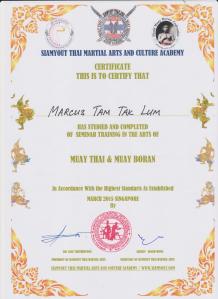 Marcus Tam Muay Boran 2015