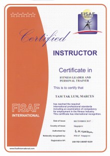 FISAF Certified PT Marcus Tam
